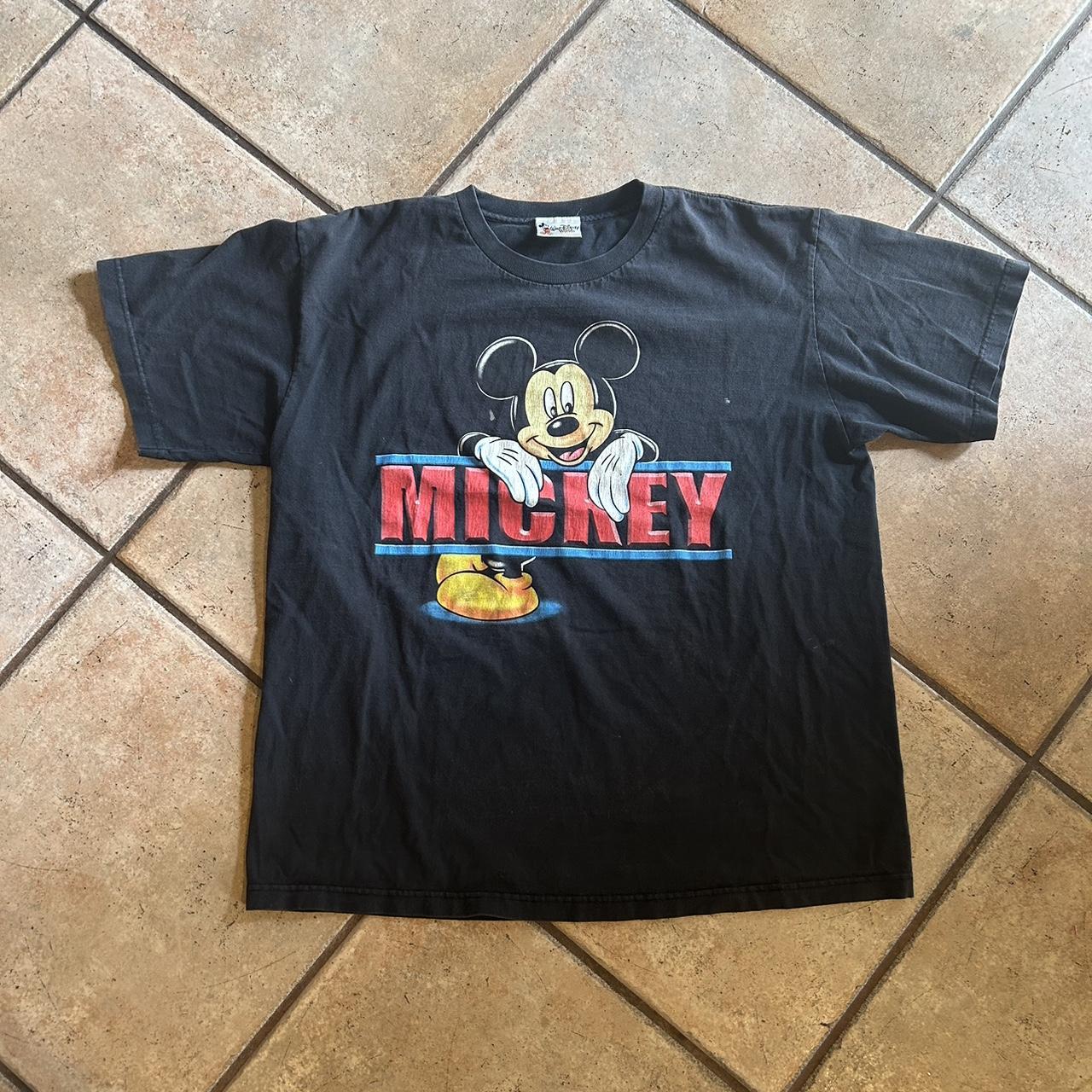 VINTAGE 90S MICKEY MOUSE TEE COUPLE REALLY TINY... - Depop