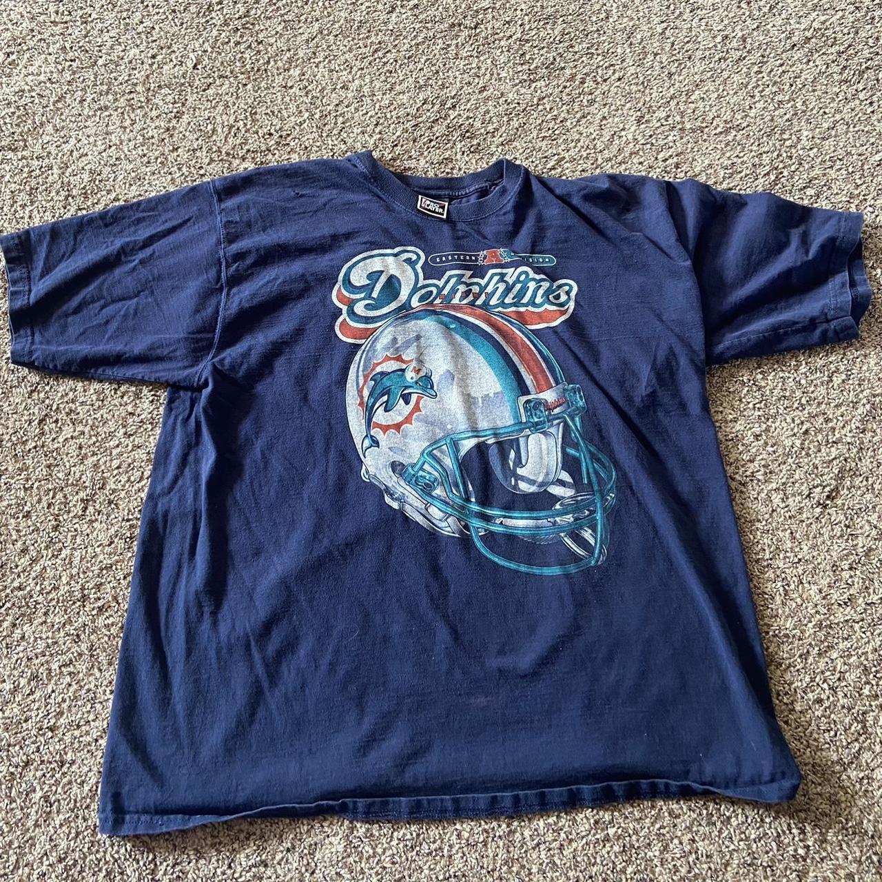 Vintage 1995 Miami Dolphins T-shirt •XXL (see - Depop