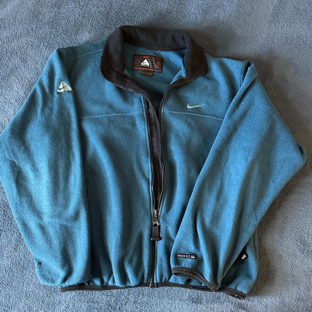😳RARE😳 VINTAGE Nike ACG Fleece Zip Up ‼️No Depop