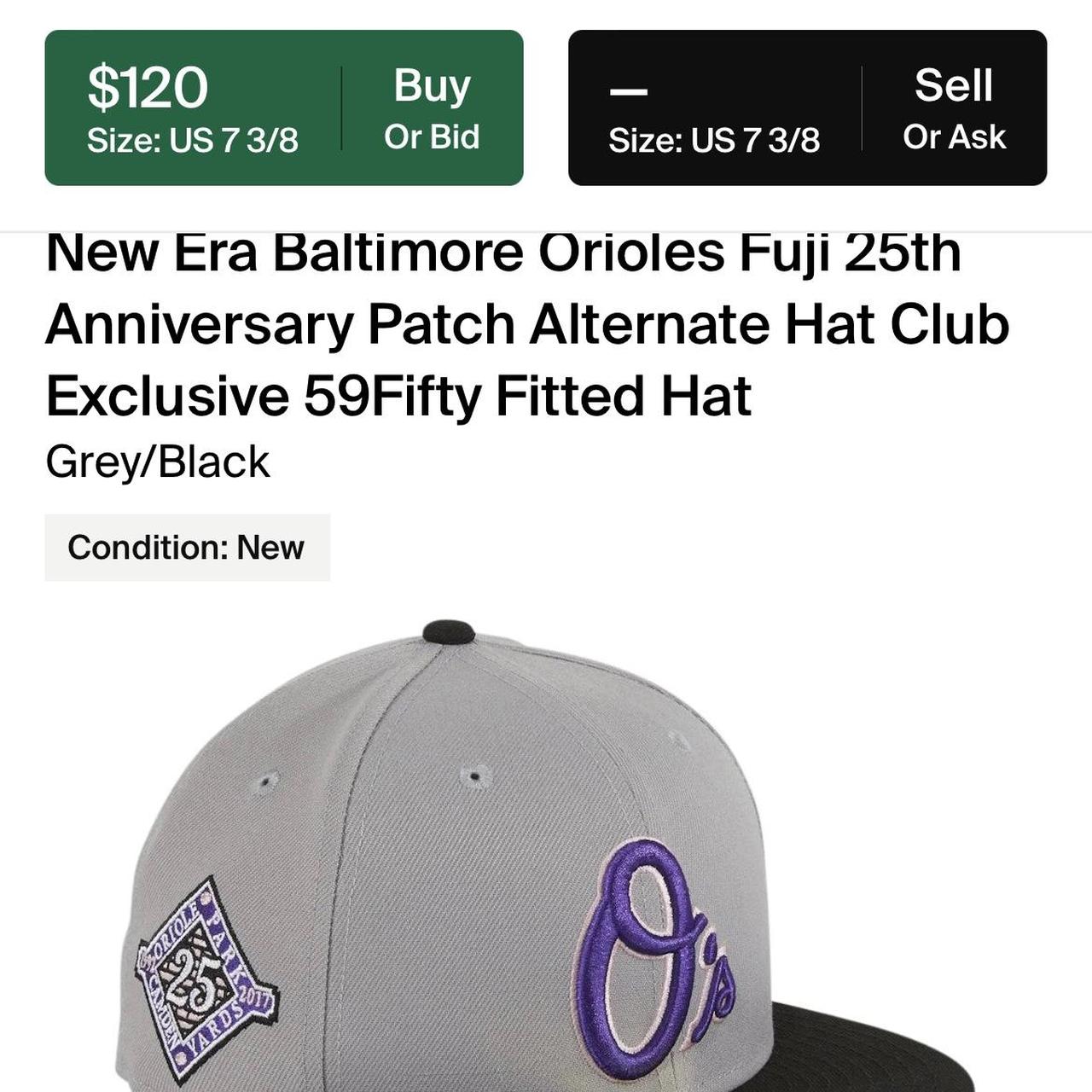 New Era 59Fifty MLB Baltimore Orioles Purple Fitted - Depop