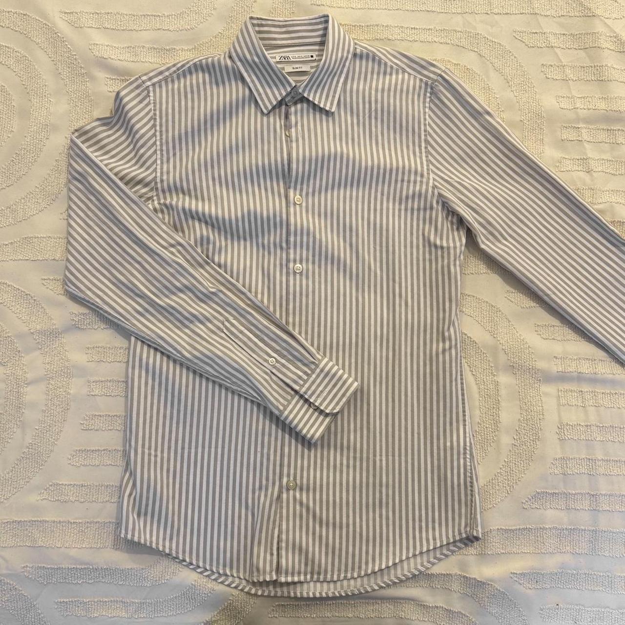 Zara man striped shirt Brand new without tags, never... - Depop