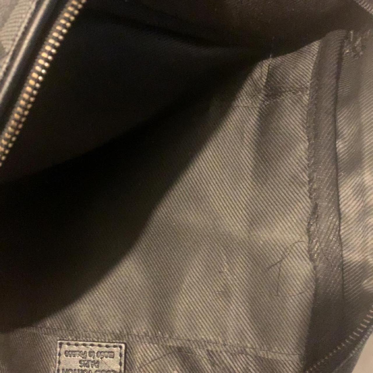 Louis Vuitton Men's Grey and Black Bag | Depop
