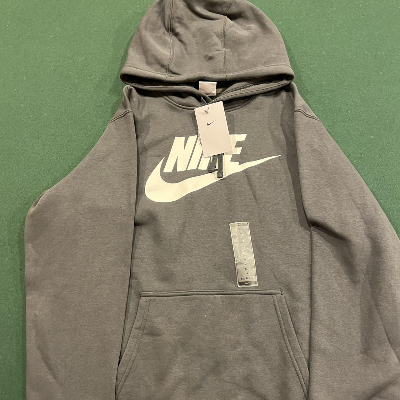 mens nike hoodie gray