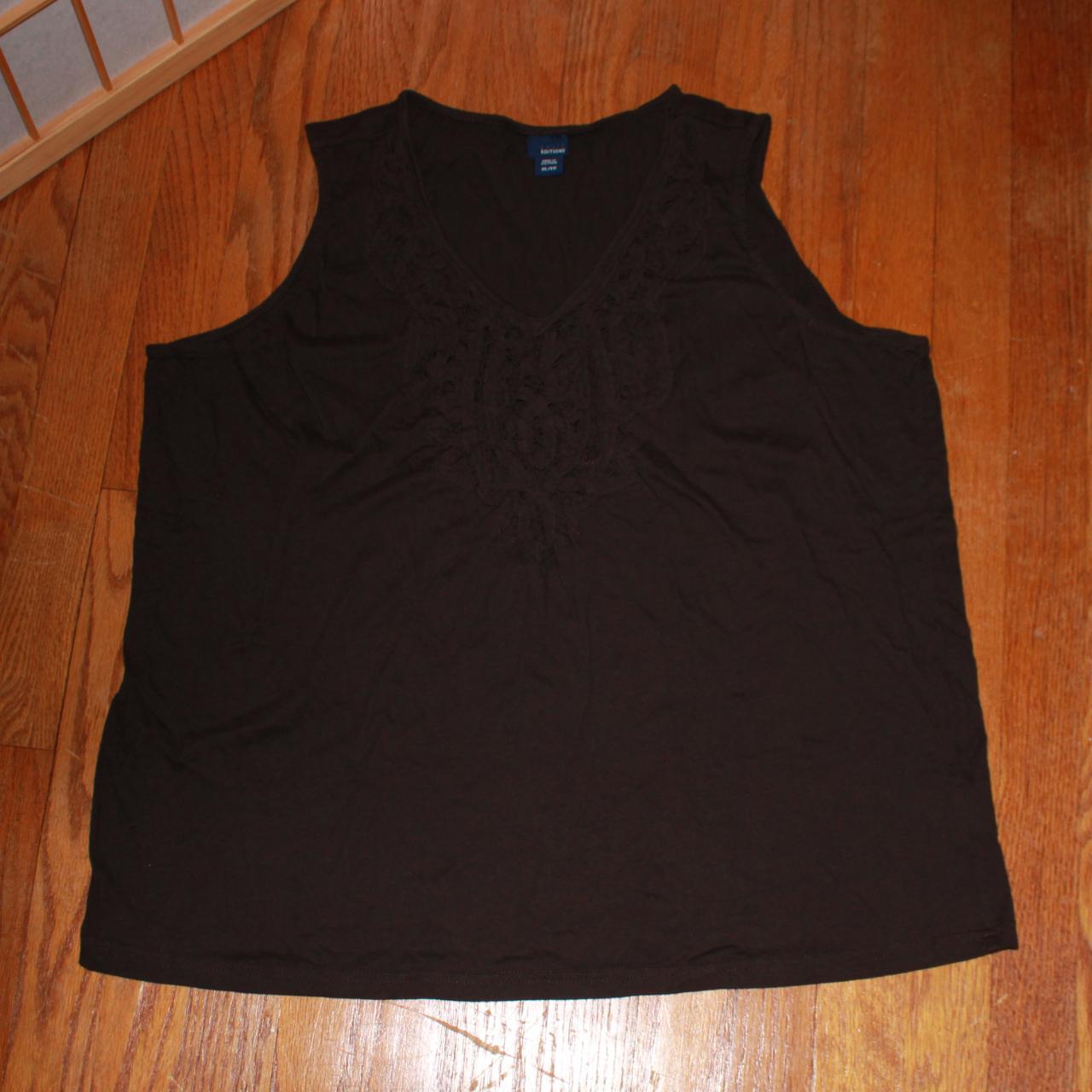 Basic Editions Women's Top - Brown - XL – Basic E… - image 1