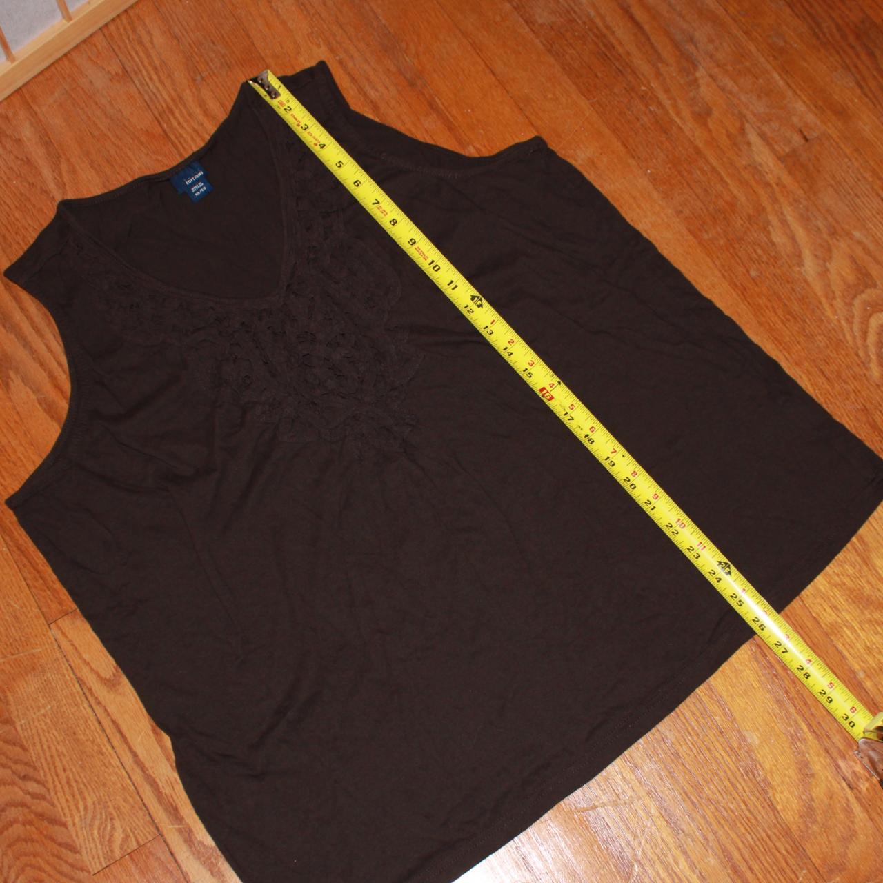 Basic Editions Women's Top - Brown - XL – Basic E… - image 3