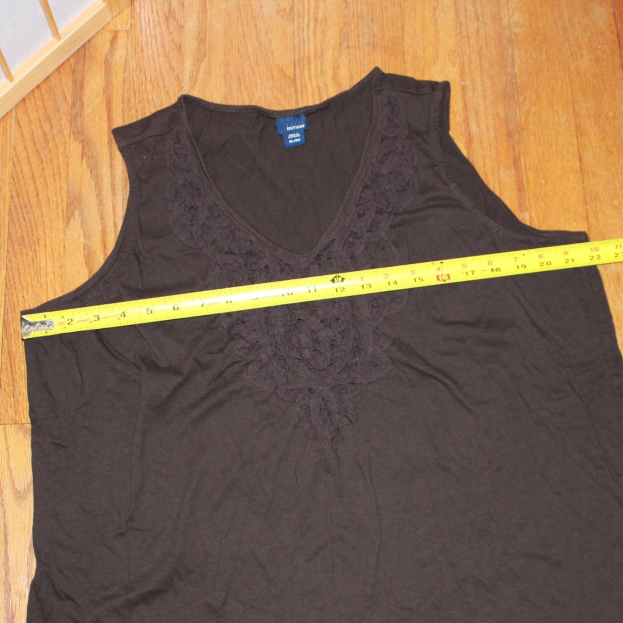 Basic Editions Women's Top - Brown - XL – Basic E… - image 4