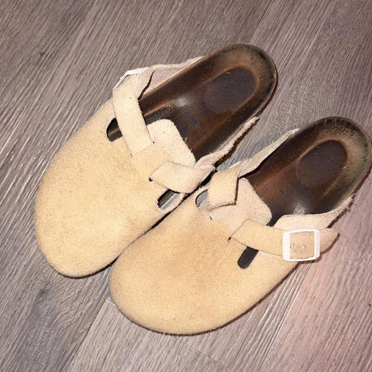 Birkenstock Women's Clogs Tan/Cream US – BIRKENSTOCKS Boston