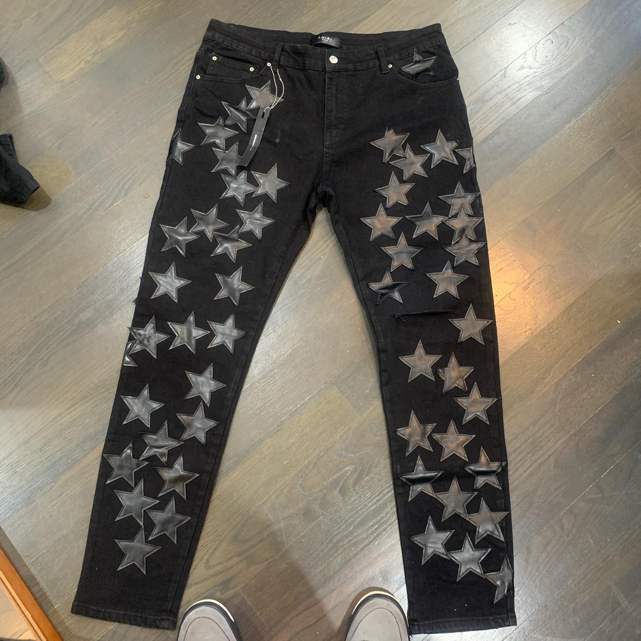 Amiri Jeans Size 36 Used Has a rip on the