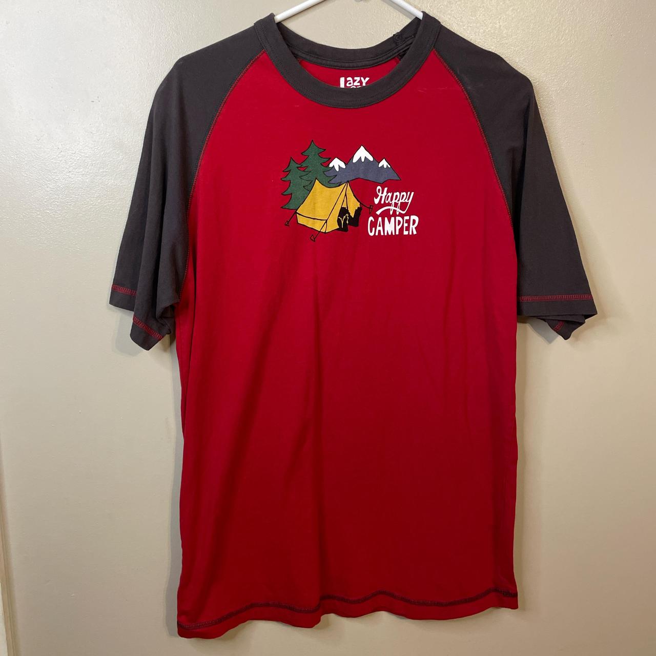 Lazy One Women's T-shirt - Red/Multi - M – Red an… - image 1