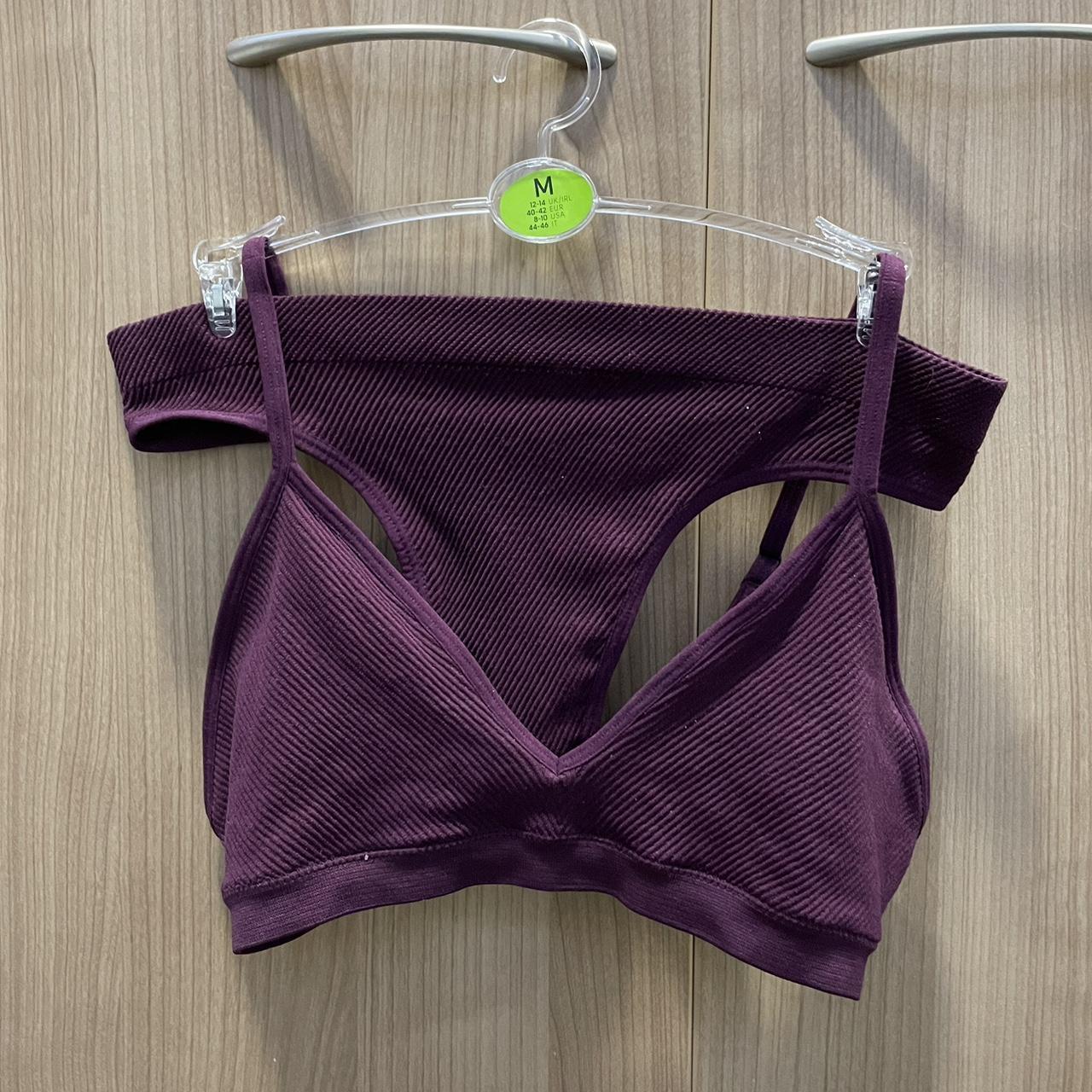 Primark Women's Burgundy and Red Underwear Depop