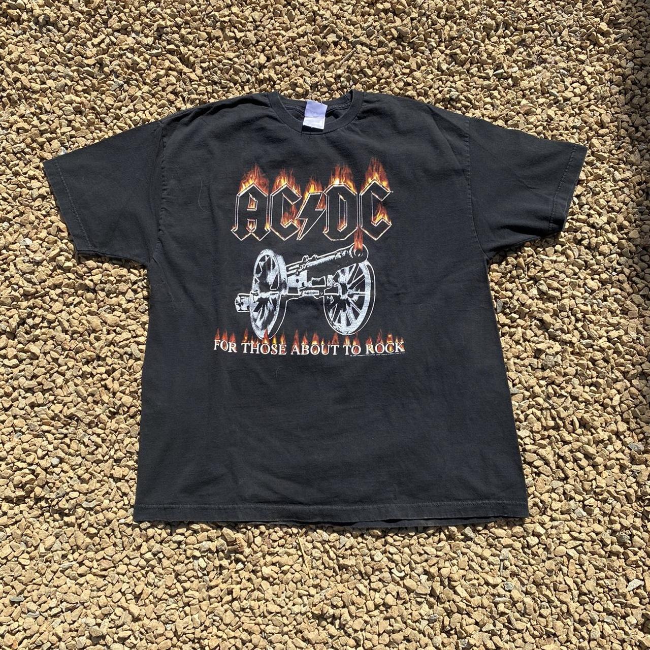 2004 AC/DC “for those about to rock” tee - Depop