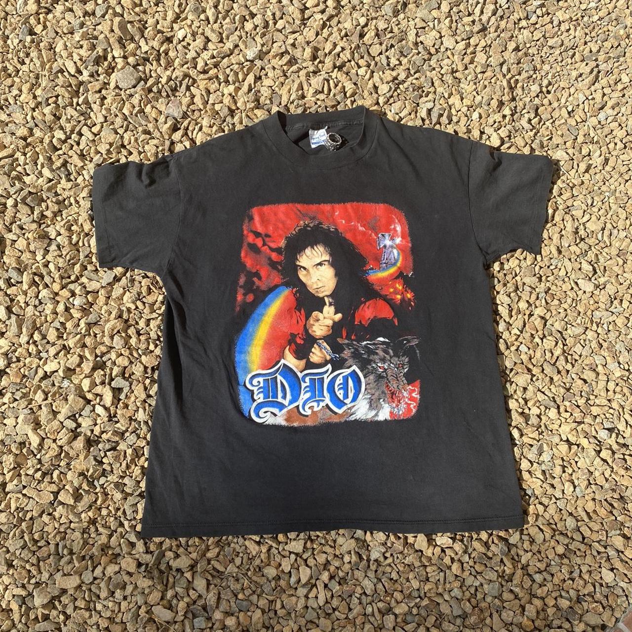 1990 DIO Lock up the wolves tour tee High price Depop