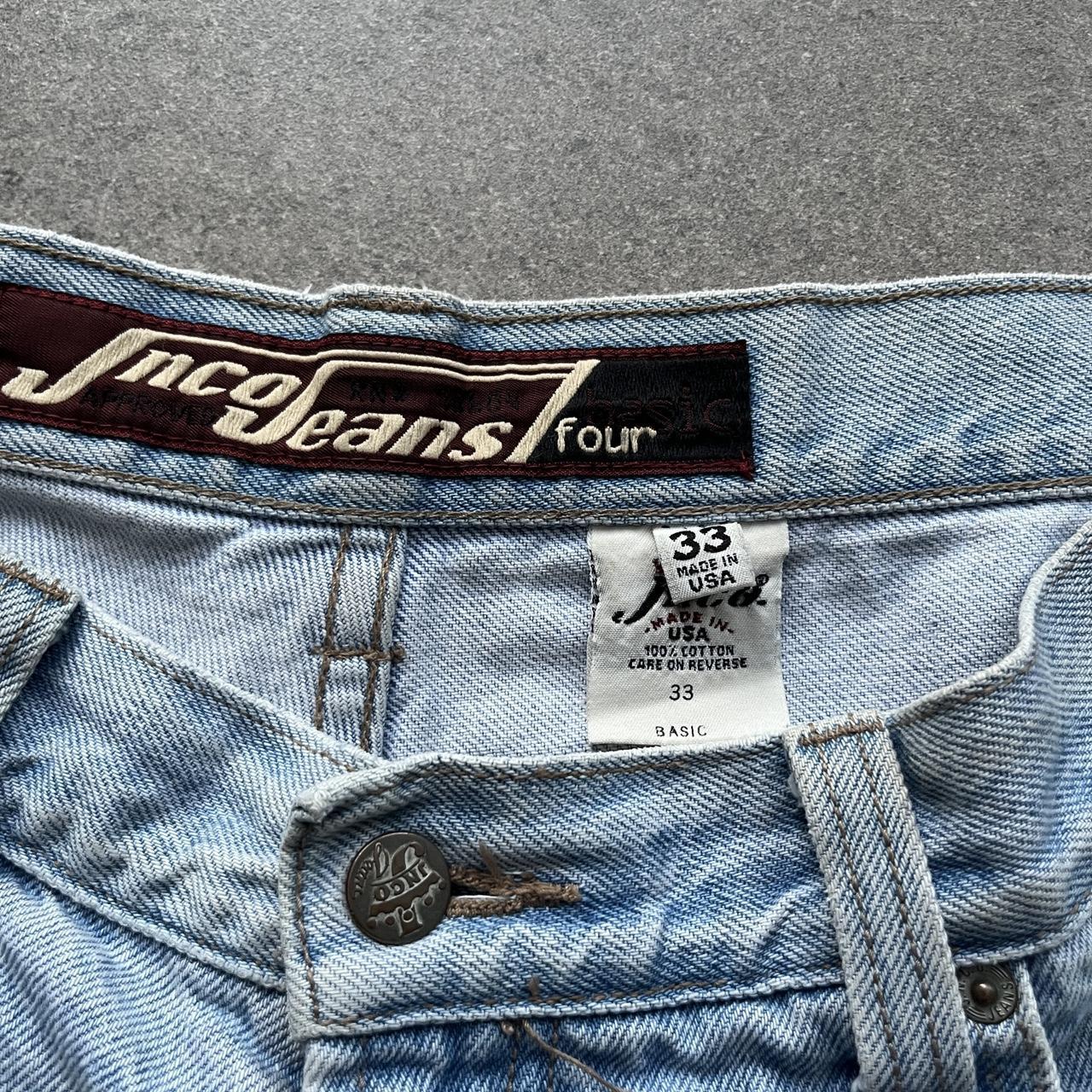 rare vintage jnco jorts basic four -light staining... - Depop