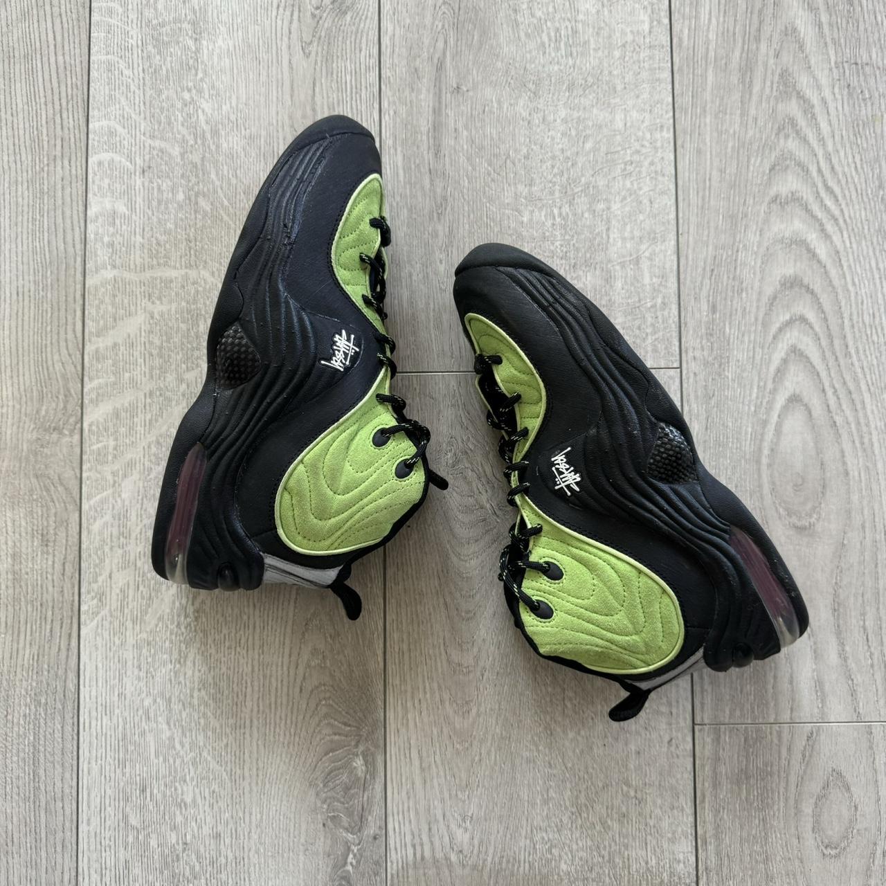 Nike Stussy Penny black lime green with box still