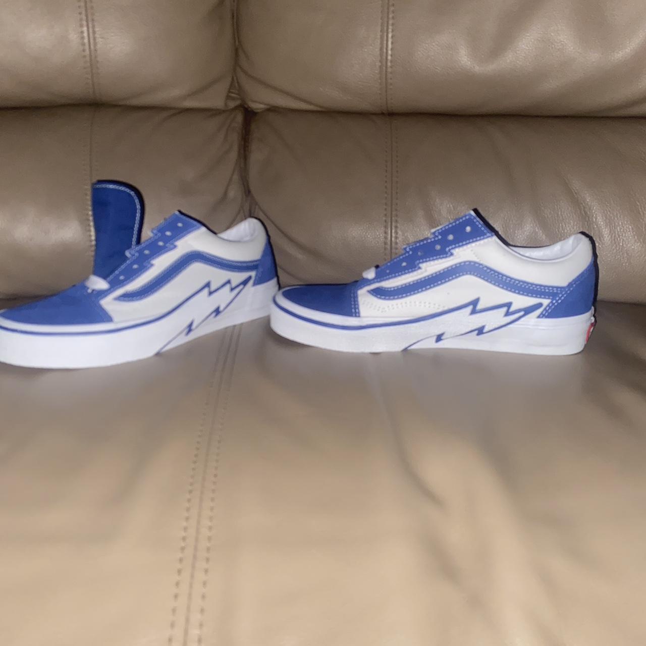 Blue vans lightning fashion