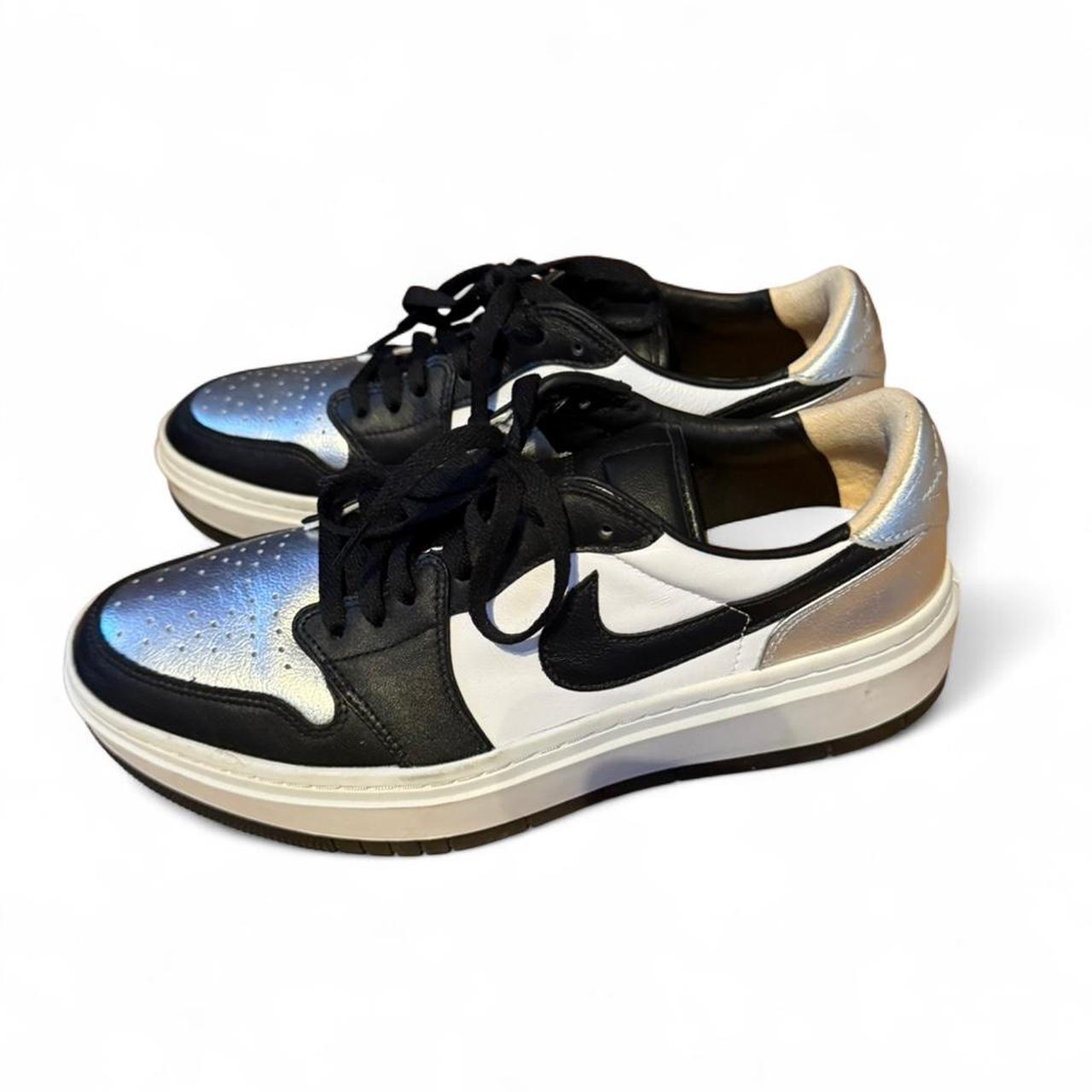 Nike Women's Sneakers - Black/Silver - US 12 – Ni… - image 1