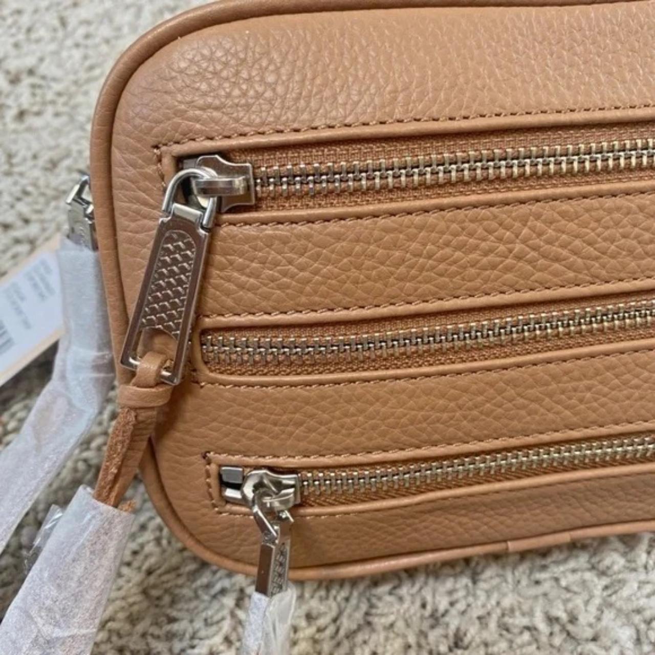 Rebecca minkoff leather 3 good zip belt bag