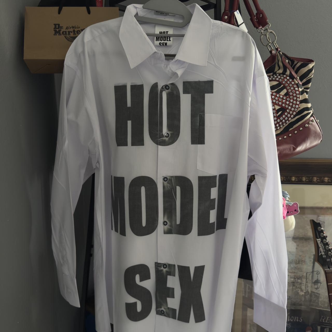 Men's Shirt - White - XXL – Rare HMS Button Up by Valentino Gojcaj. …