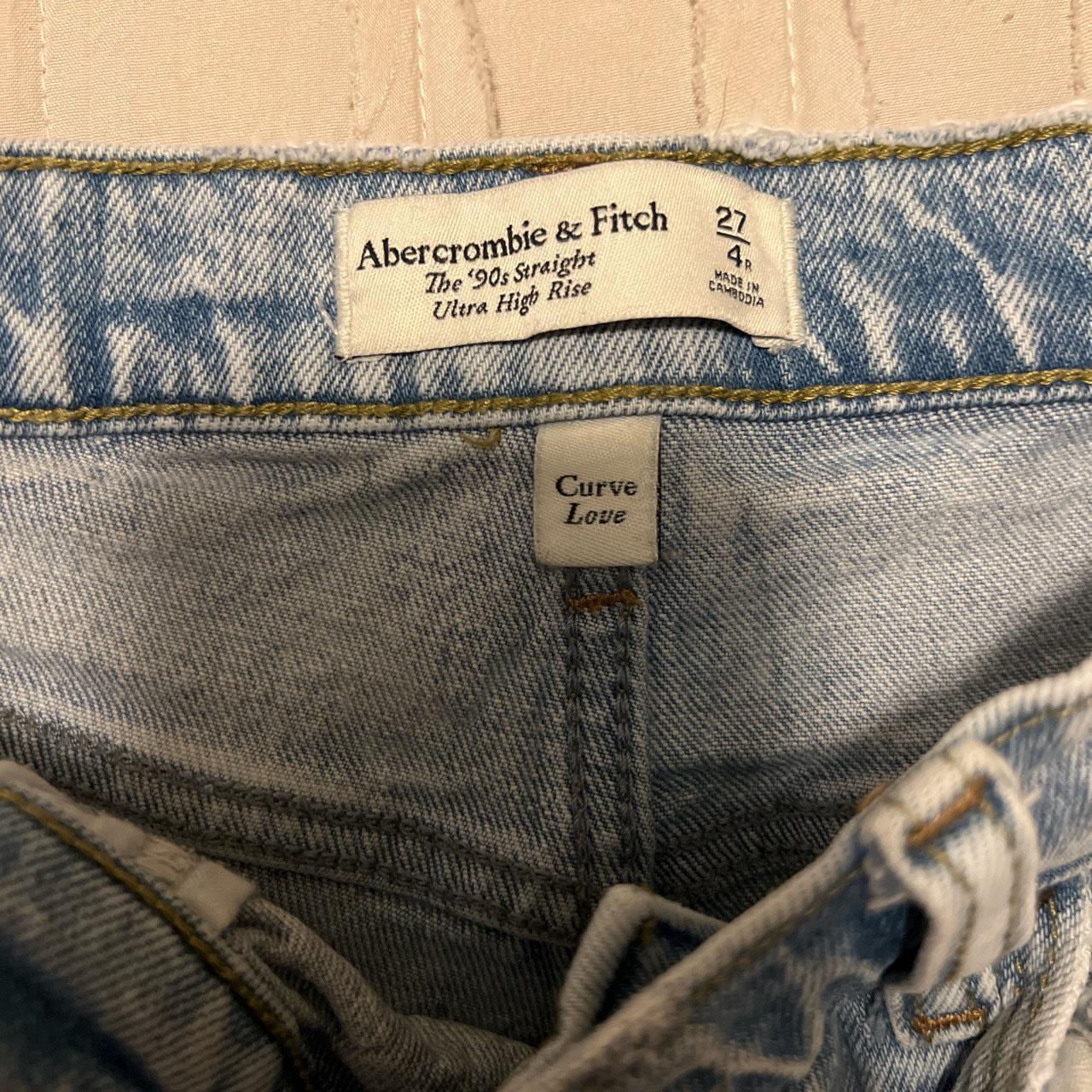 ABERCROMBIE & FITCH! THE 90s Straight Ultra High... - Depop