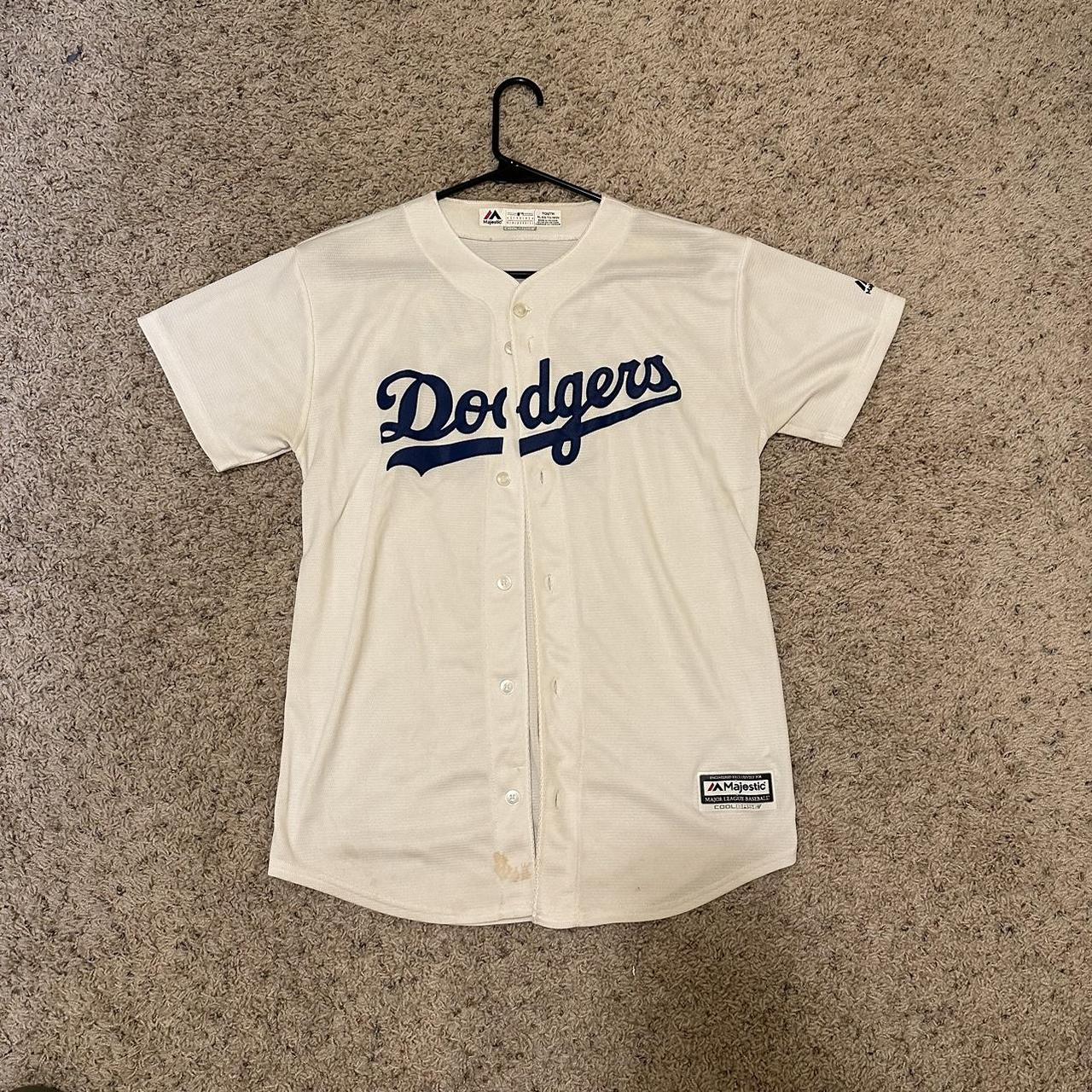 Dodgers Majestic jersey #Dodgers #baseball #blue #Mlb - Depop