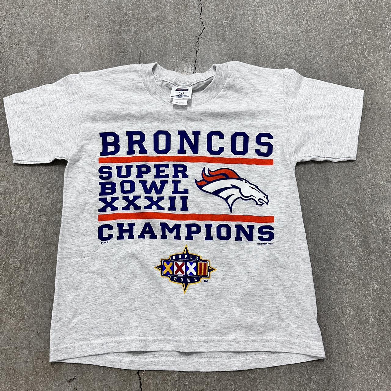 vintage denver broncos crew neck superbull xxxii - Depop