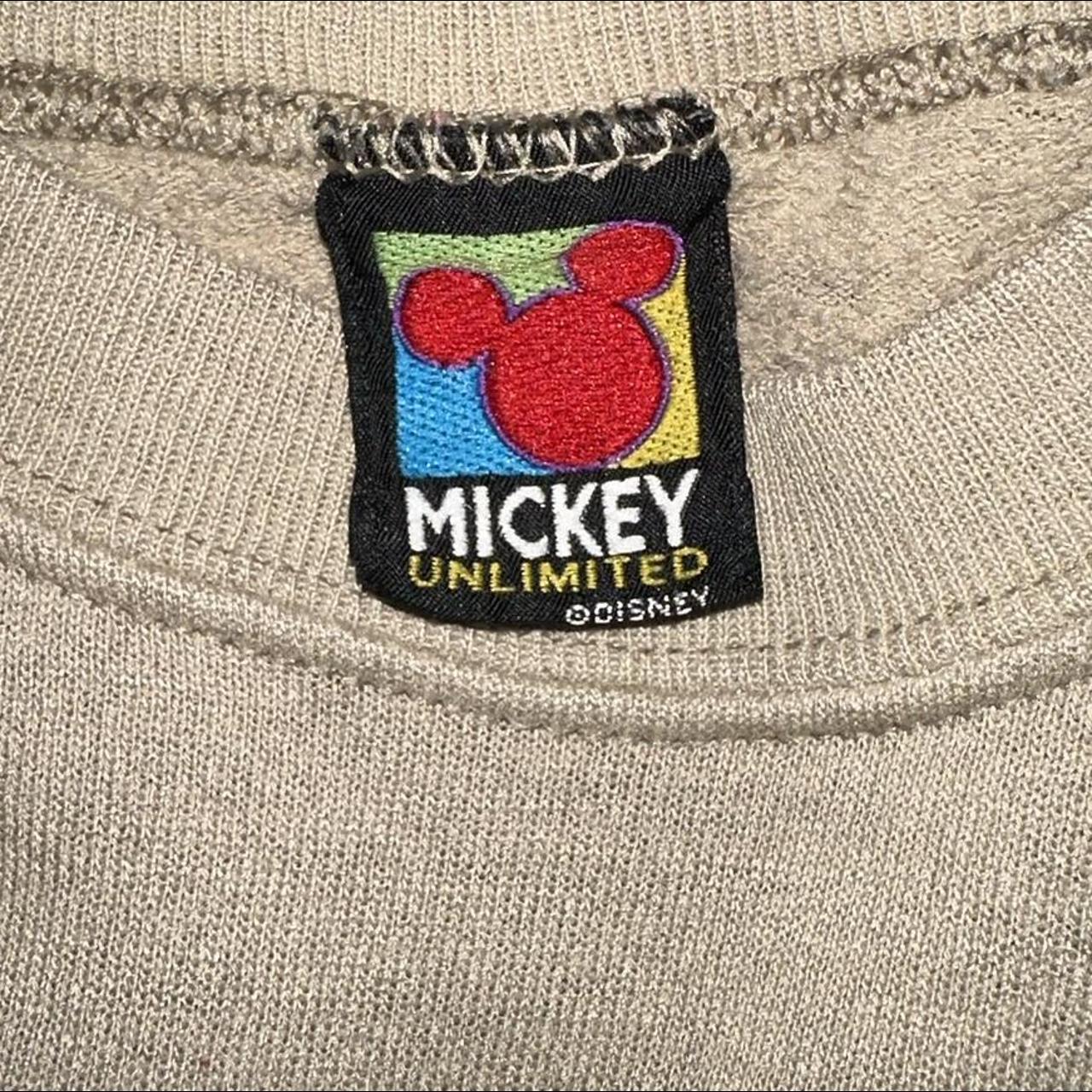 Vintage Mickey Mouse Embroidered Sweatshirt 🐭 ️ - - Depop