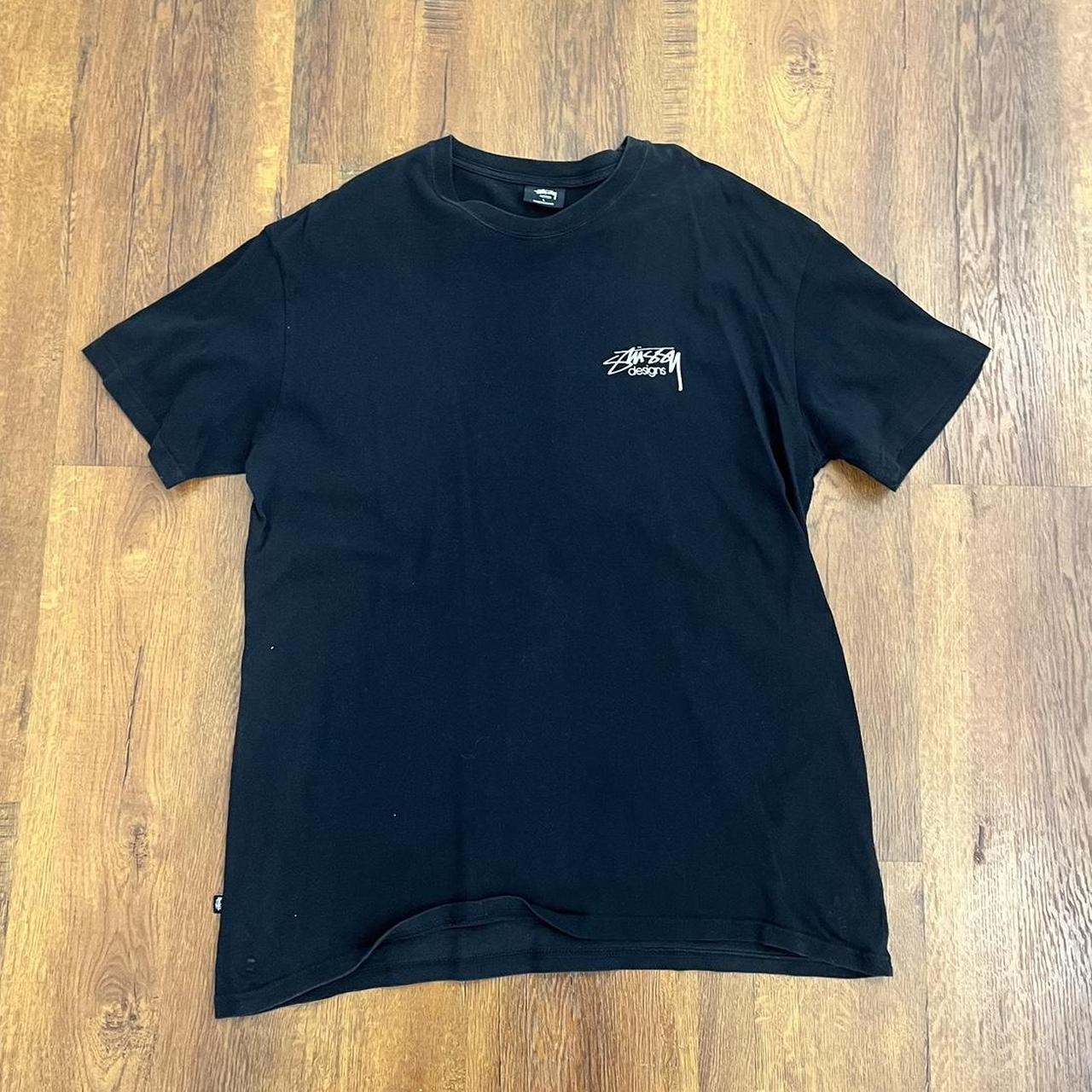 STUSSY black t shirt STYLISH. HANDSOME. PERFECTION.... - Depop