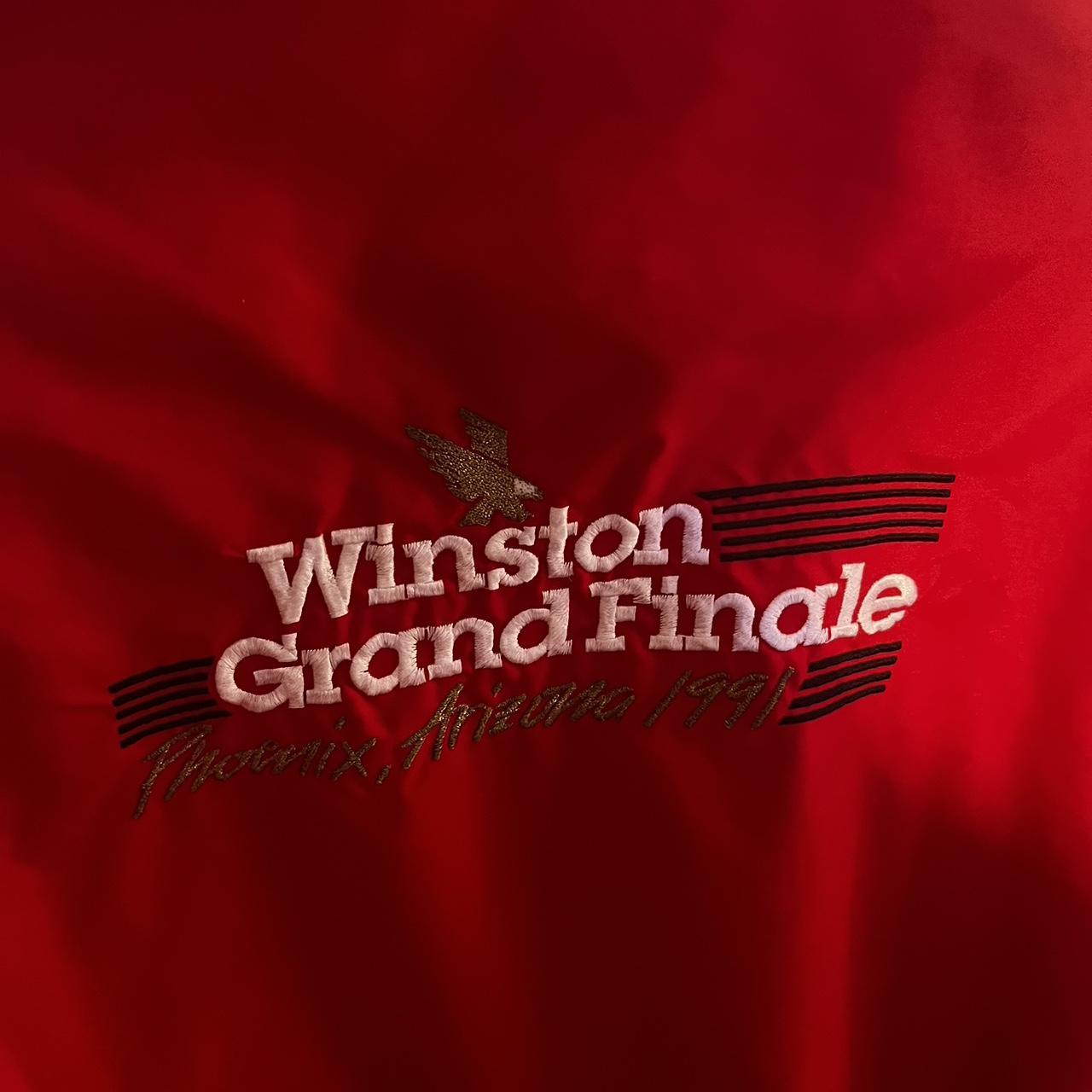 1991 Winston grand finale jacket Listed xxl Fits... - Depop