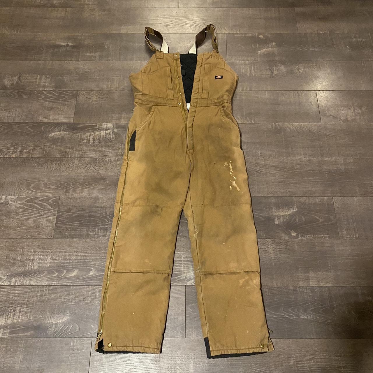 Large Dickies Work Overalls (All zippers work... Depop