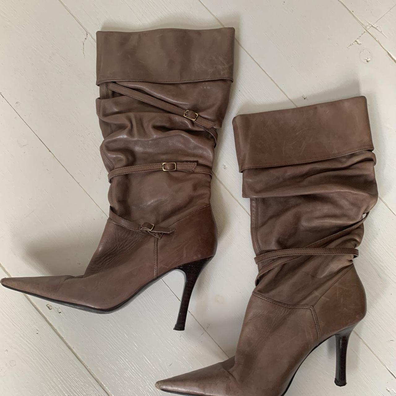 Dune mid hotsell calf boots