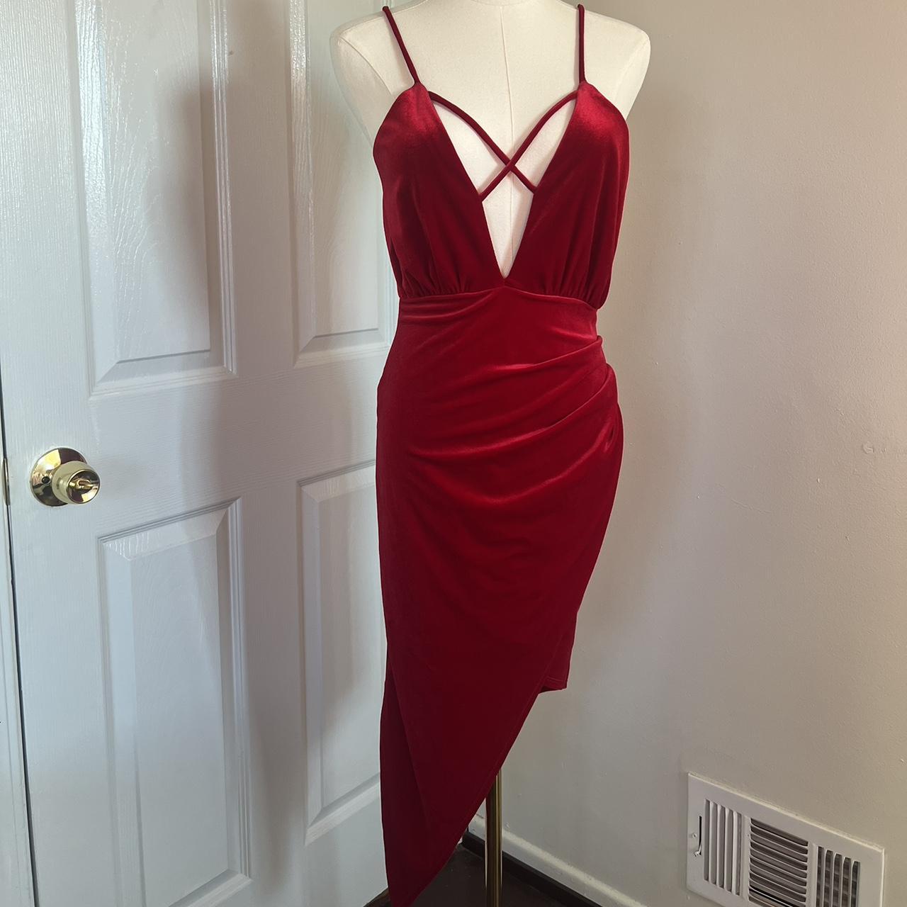 Charlotte russe maroon dress best sale