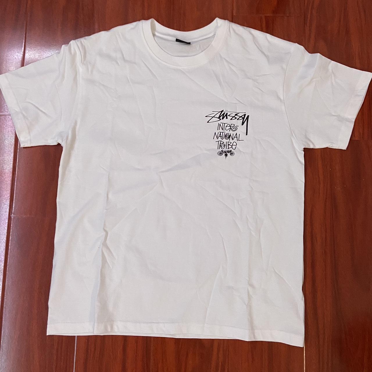 Stussy White International Graphic T Shirt (Size... - Depop