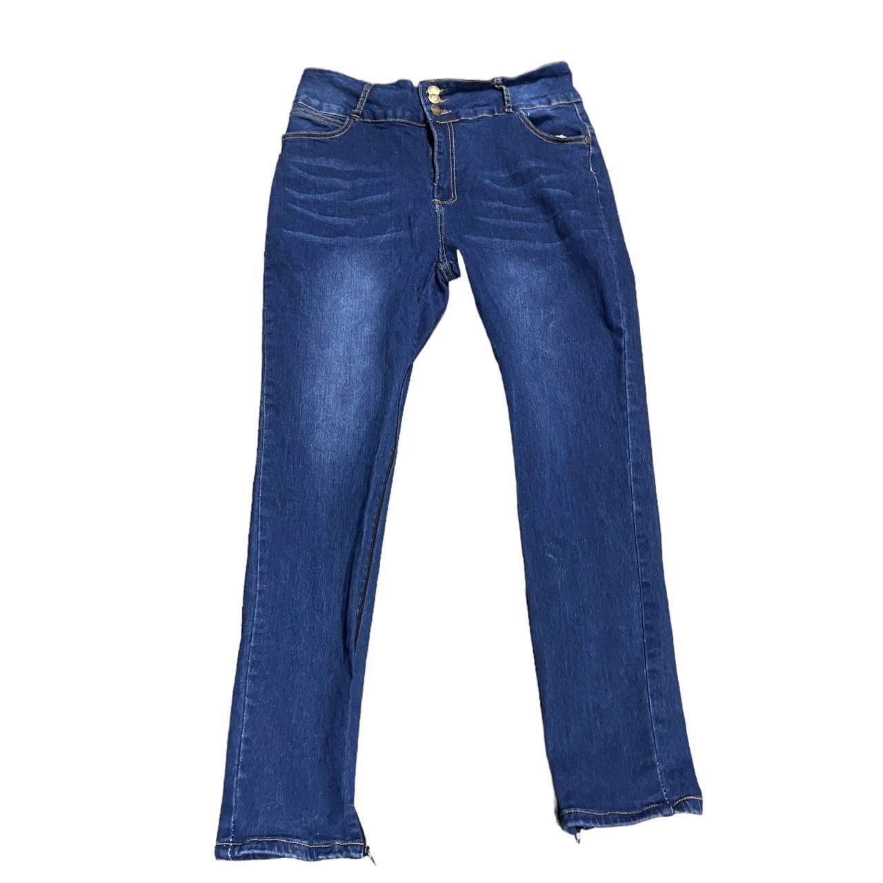 Pastel Womens Blue Jeans Size 18 - Depop