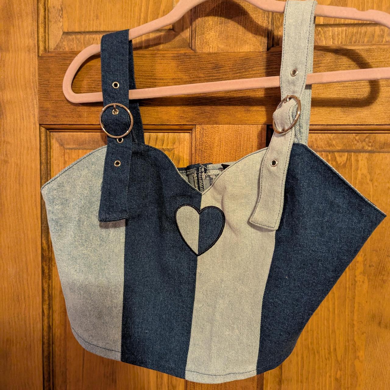 Lazy Oaf Women's Crop top - Blue - 12 – Lazy Oaf … - image 1