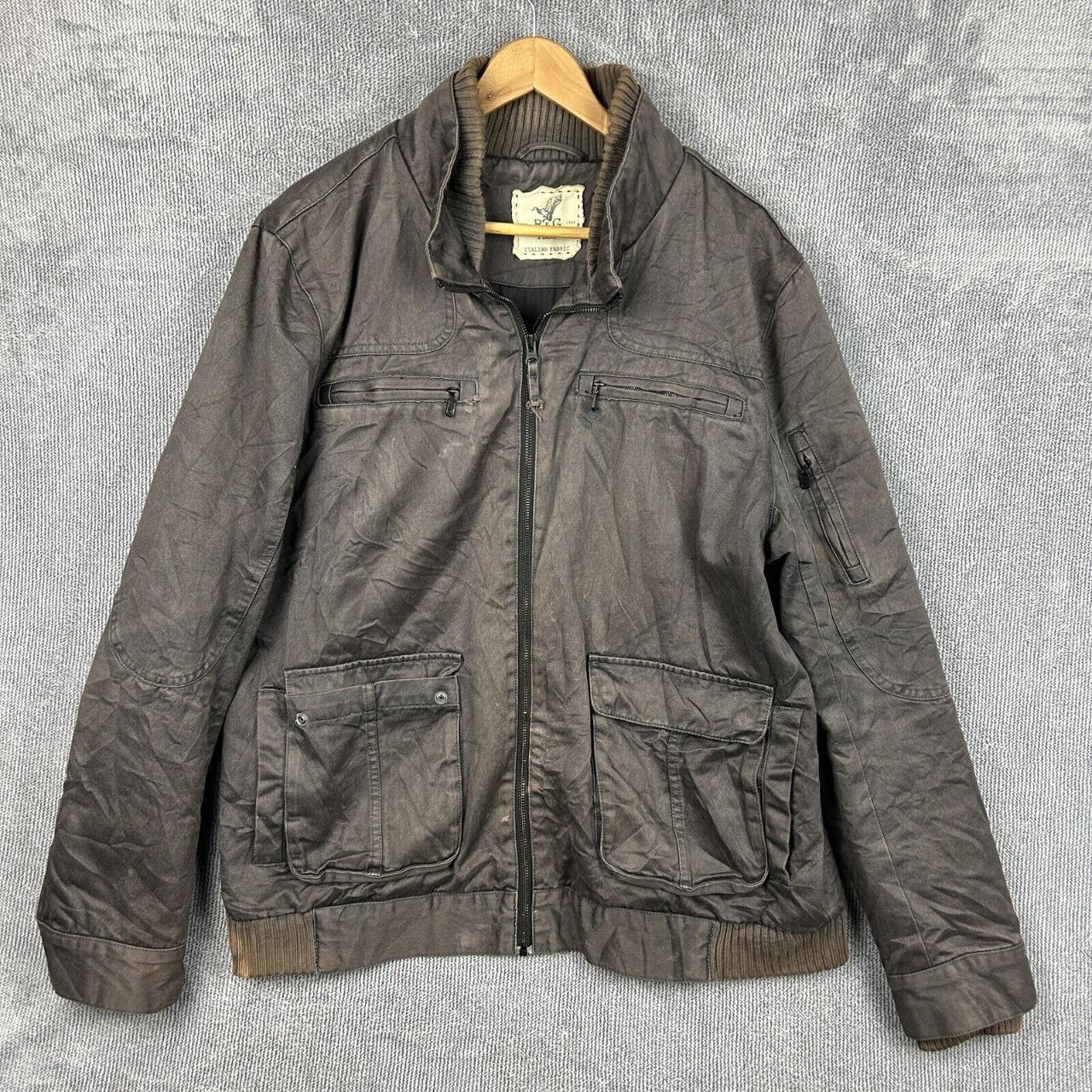 Vintage Rodd & Gunn Jacket Mens XL Brown Faded... - Depop