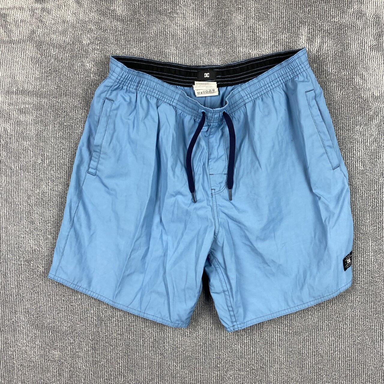 DC Shorts Mens Size L Large Blue Pockets Drawstring... - Depop