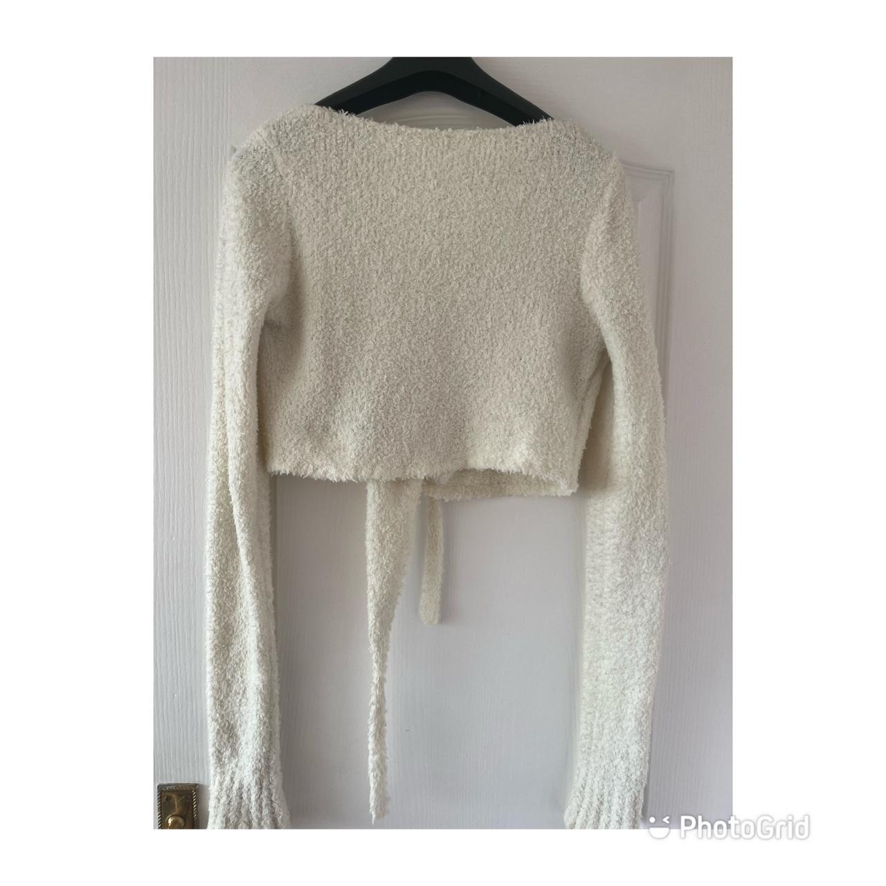 Skims cozy collection in cream cropped wrap over... - Depop