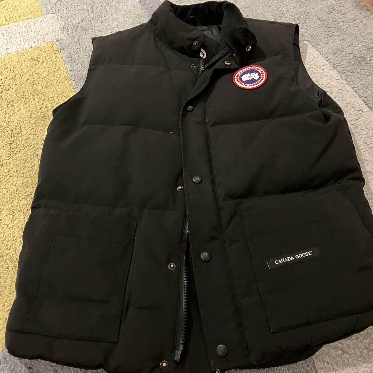 Grey canada goose hot sale body warmer