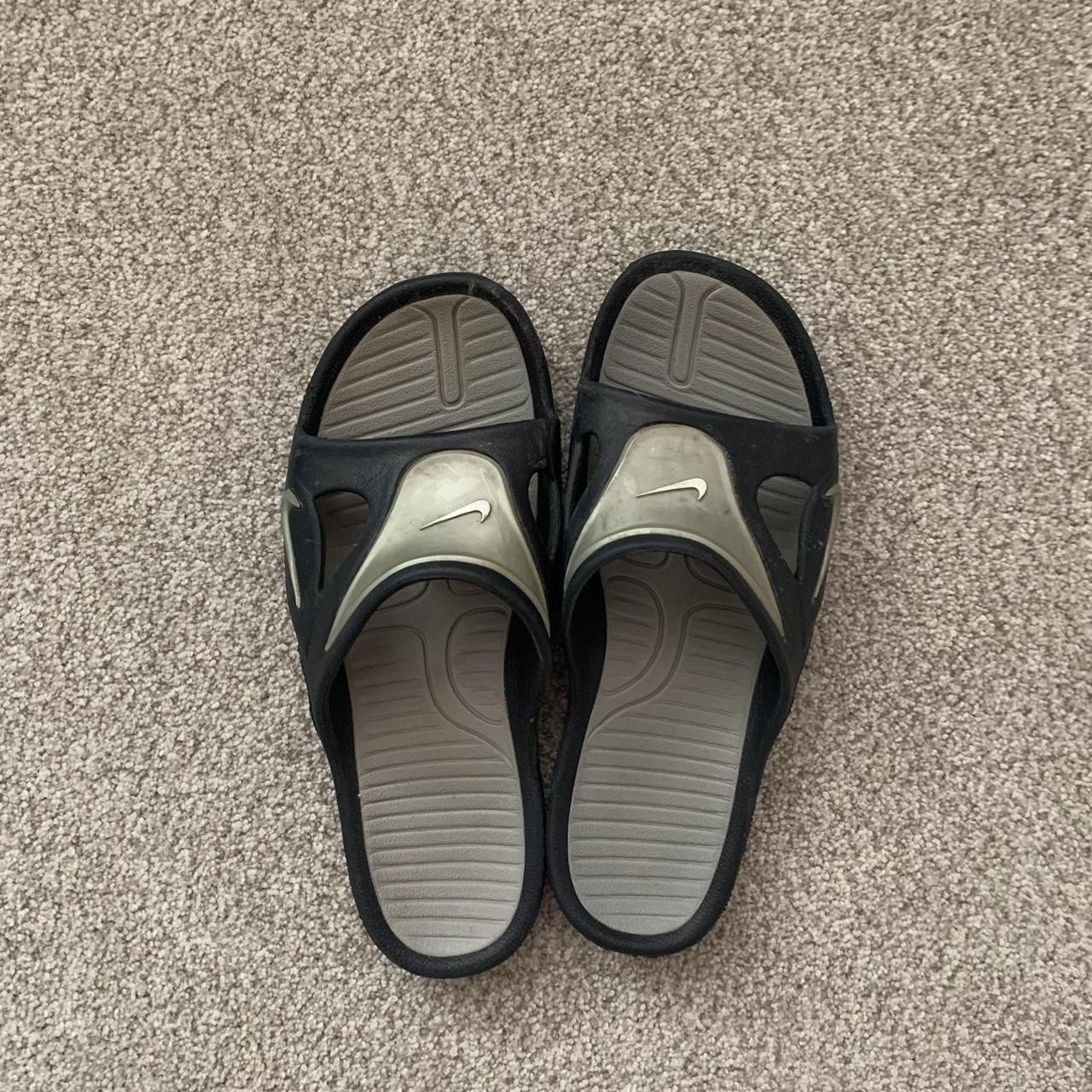 Vintage Nike slides. Super slick and comfortable.... - Depop