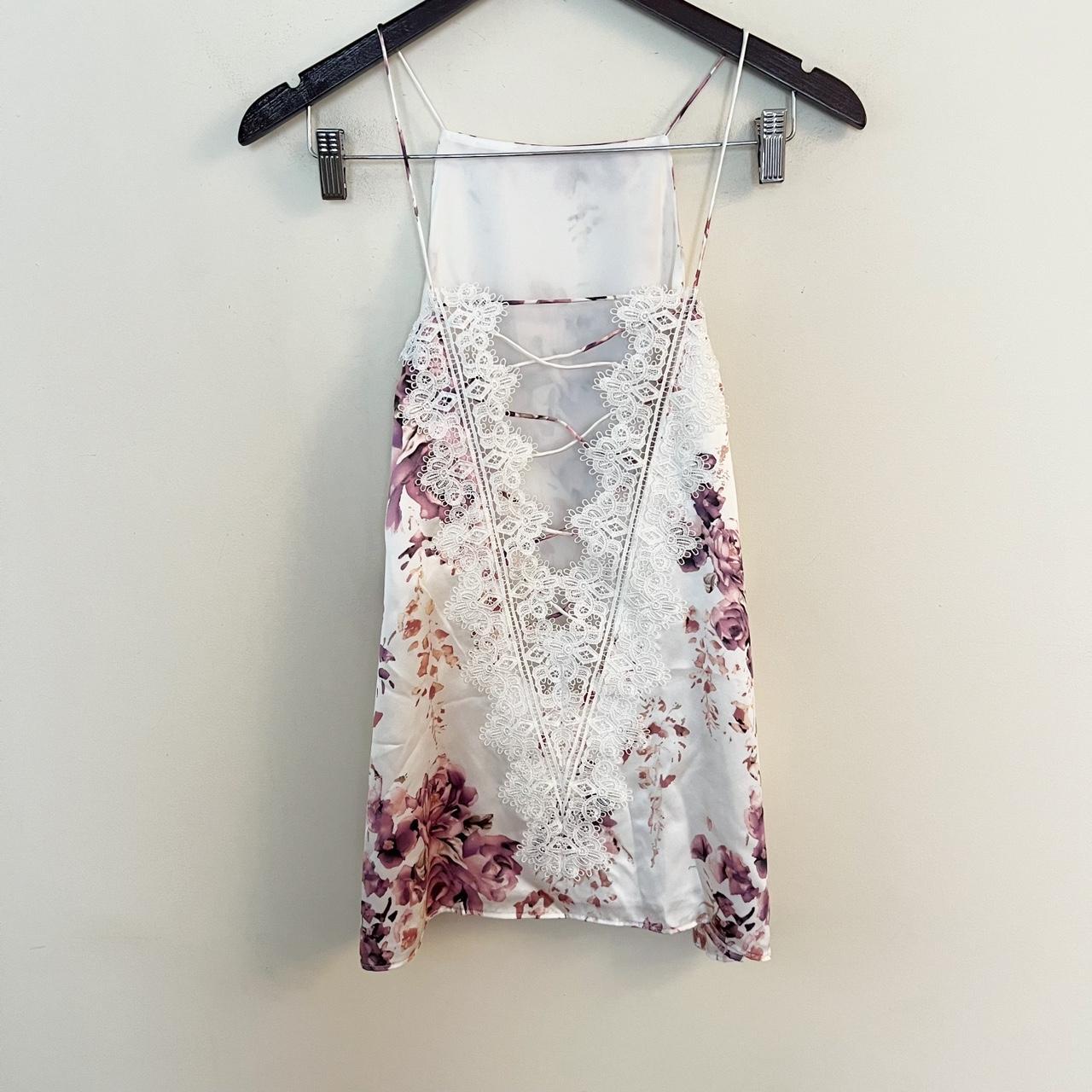 CAMI NYC Floral Printed Silk Tank SIZE store M