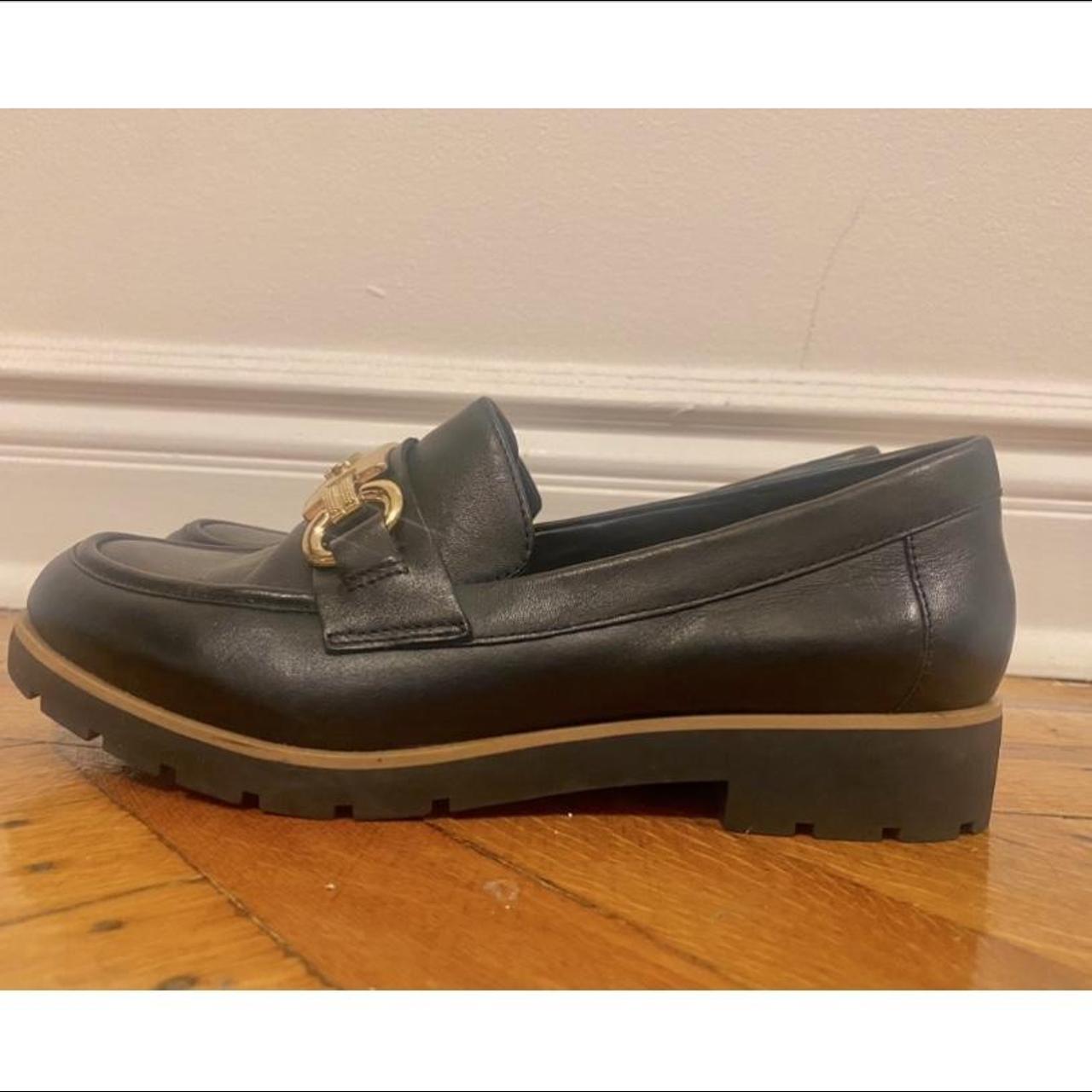 kate spade black loafers