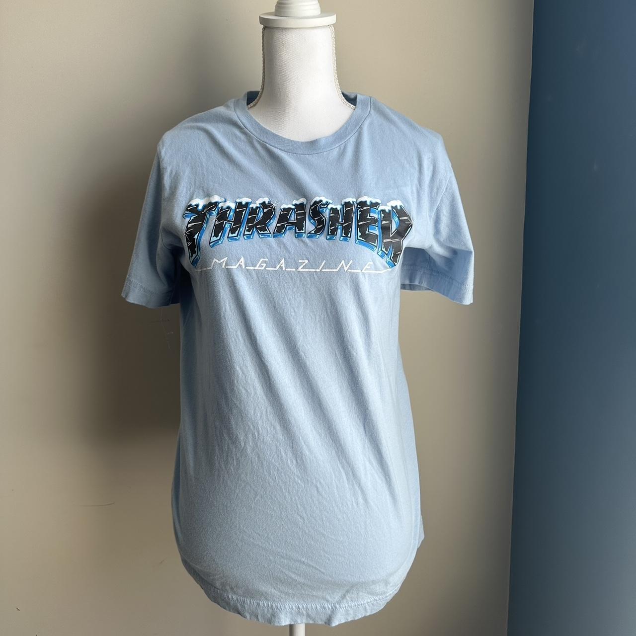 Light blue outlet thrasher shirt