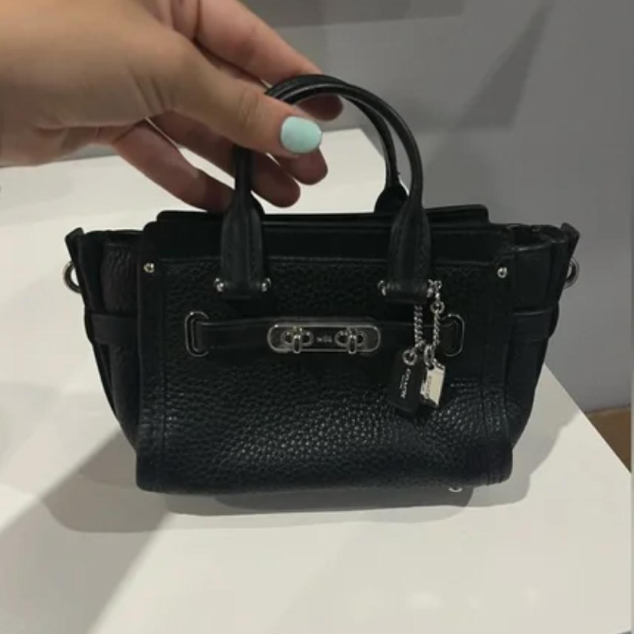 🖤 Coach mini shoulder bag in black - Fits iPhone, - Depop