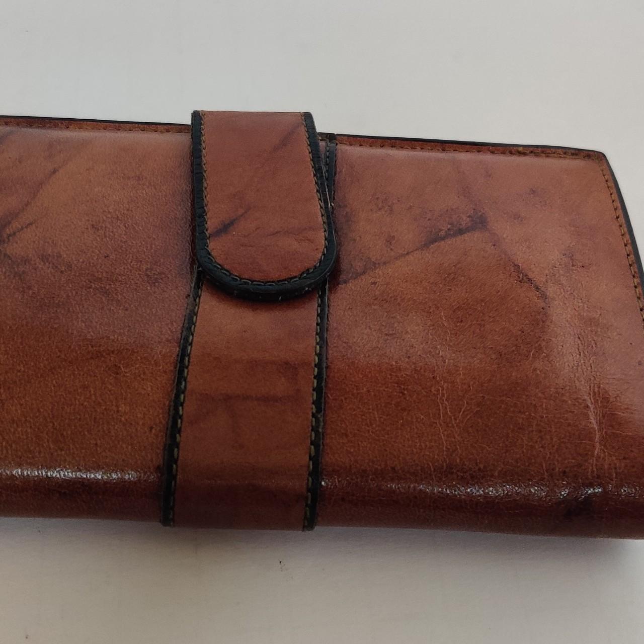 Di lido flamingo cowhide leather wallet Vintage - Depop