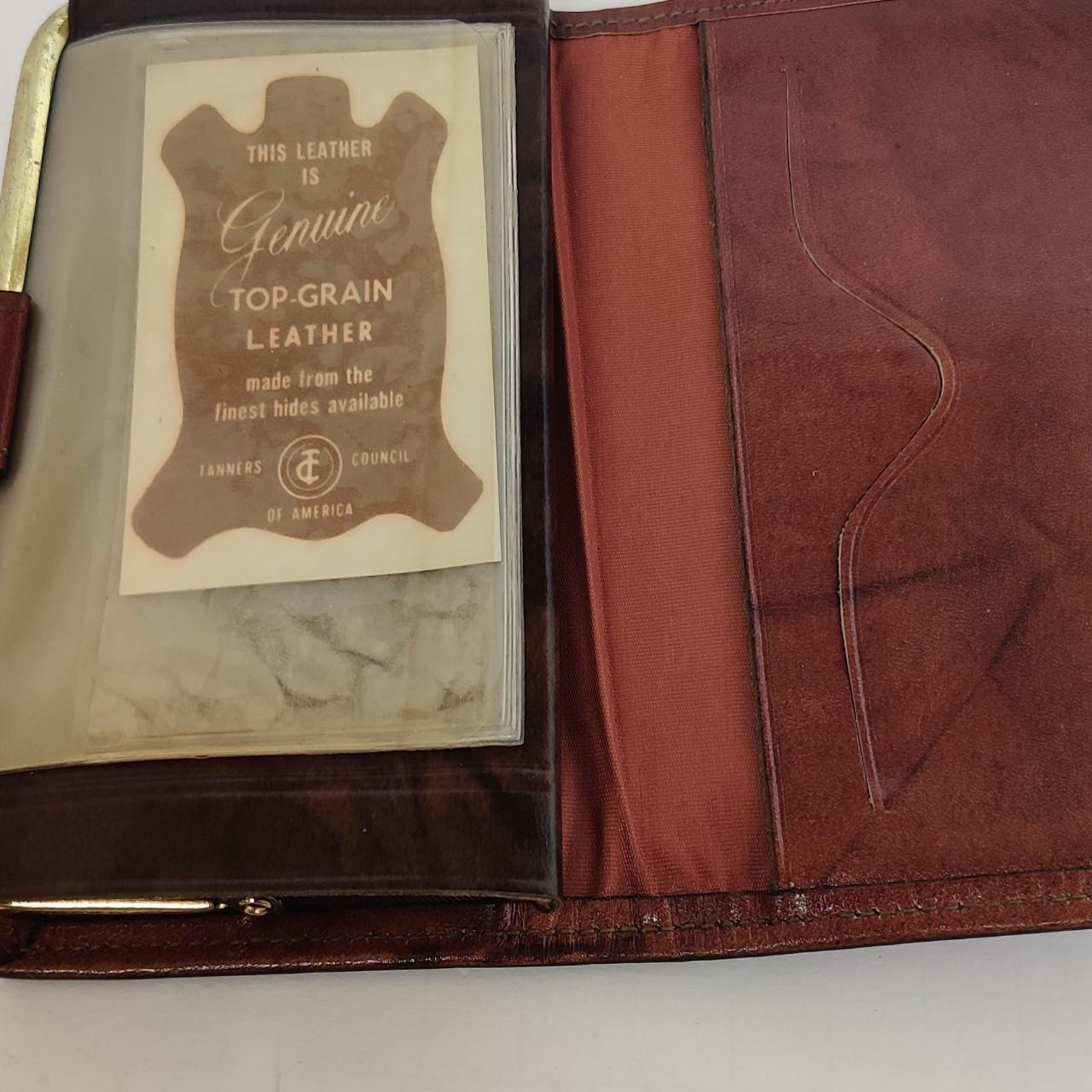 Di lido flamingo cowhide leather wallet Vintage - Depop