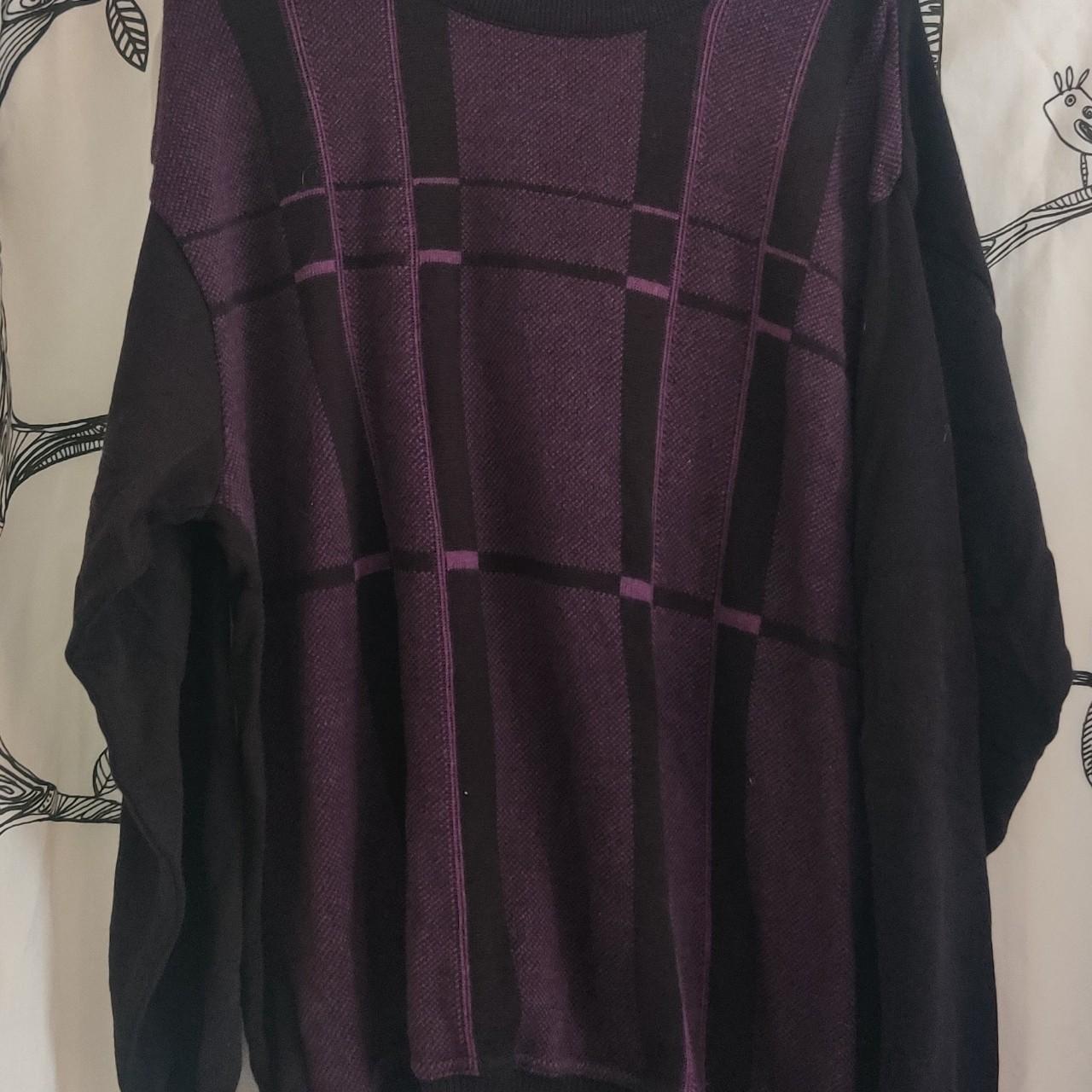 Black and purple outlet jumper