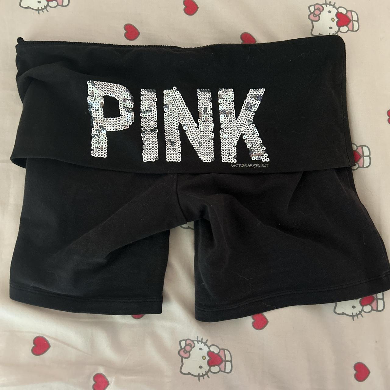 Victoria’s Secret Pink foldover yoga shorts