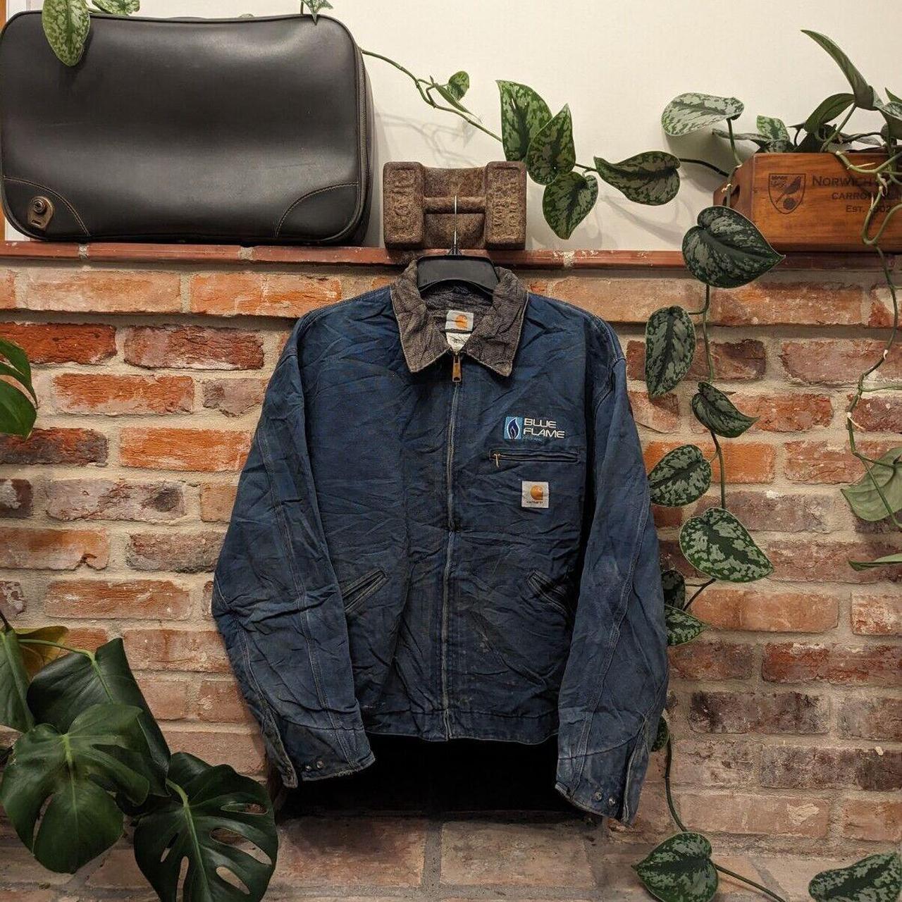 Carhartt detroit clearance jacket denim