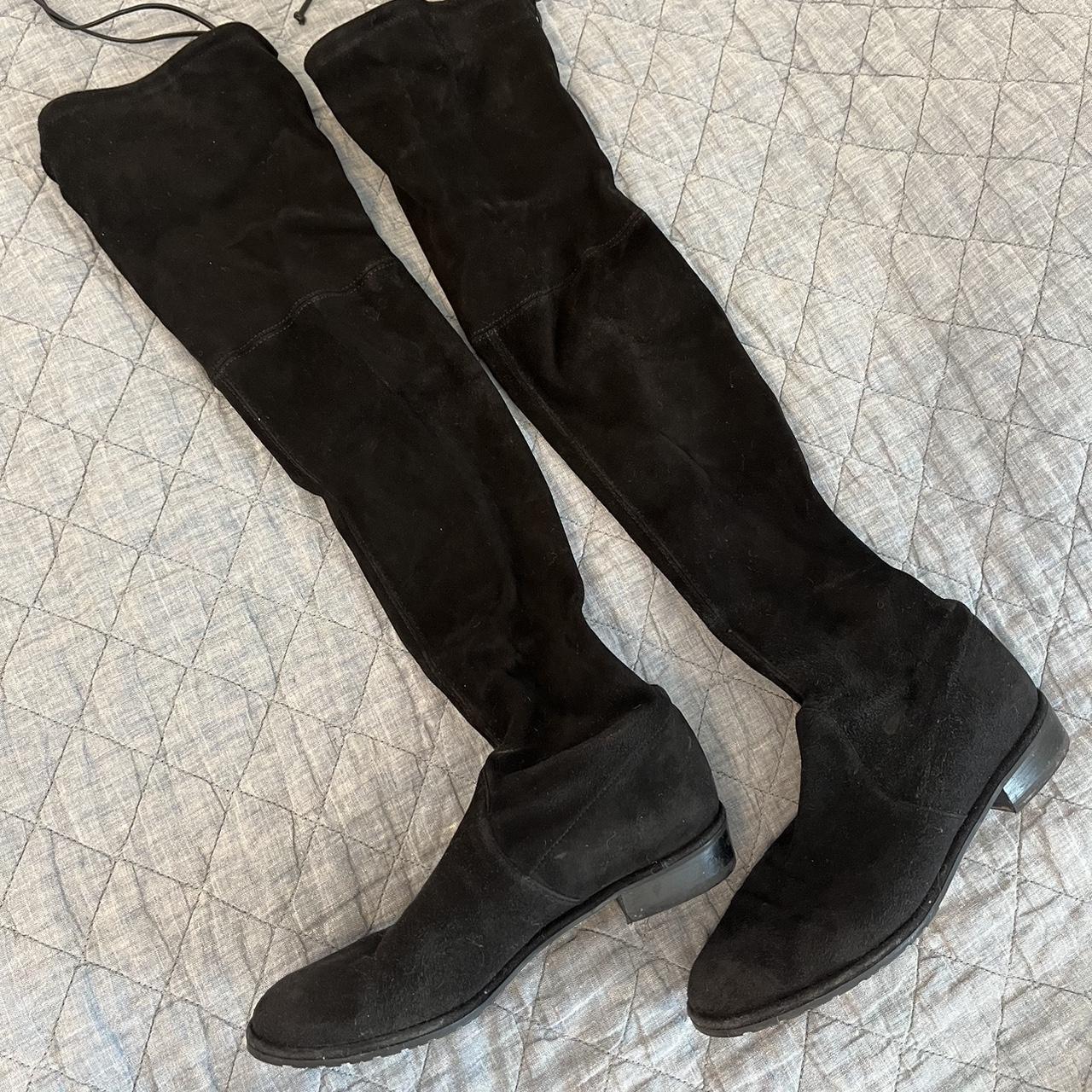 Stuart Weitzman suede over the knee boots. Size 6.... - Depop