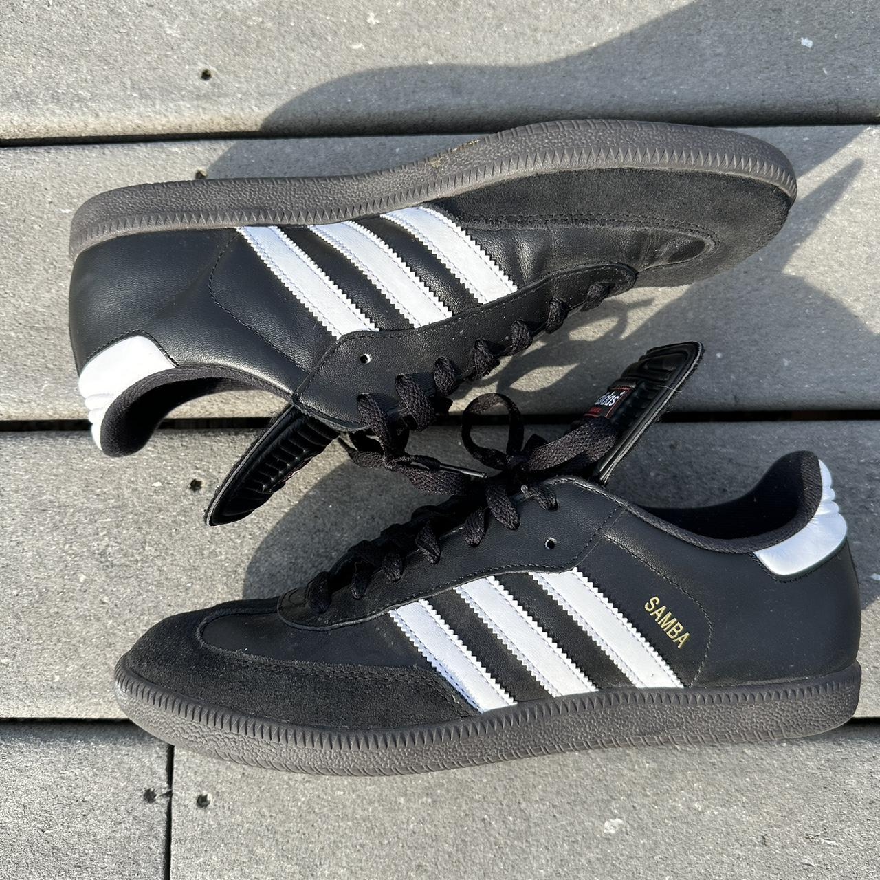 Adidas sambas black | Men’s 10.5 | almost brand new... - Depop